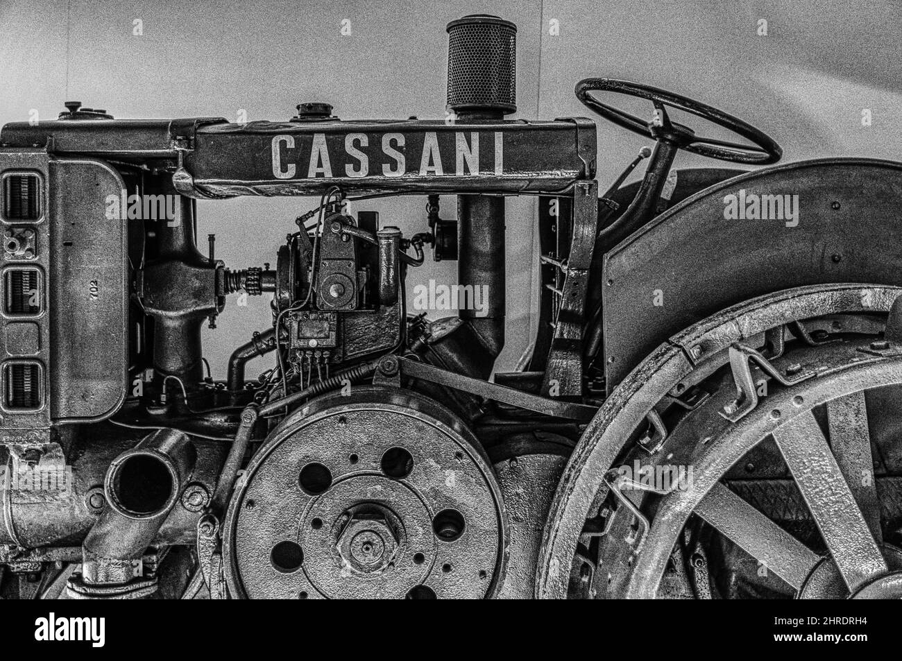 Cassani modèle 40 CV dans un musée Banque D'Images