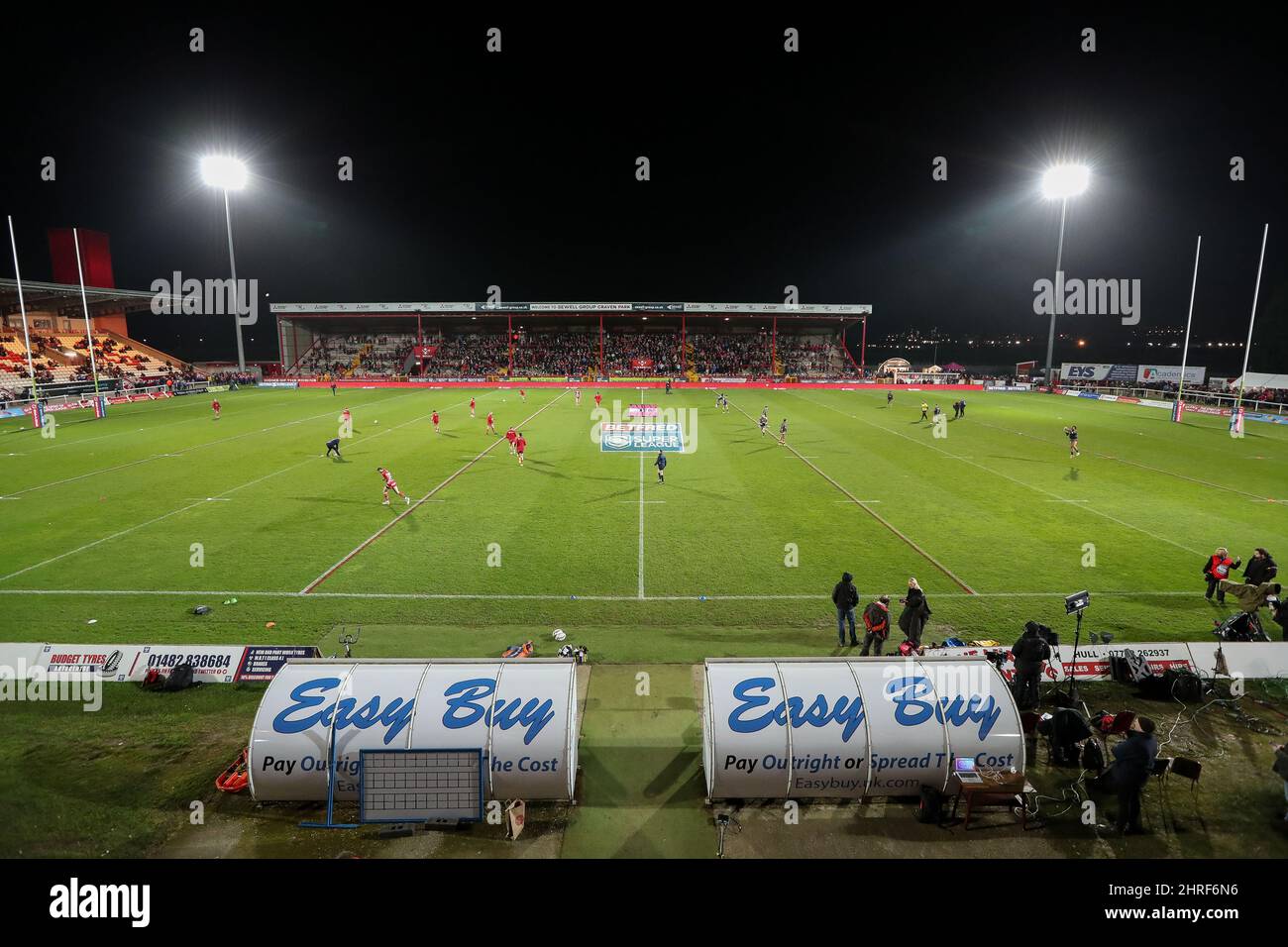 Vue générale à l'intérieur du stade du groupe Sewell Craven Park, avant le match de ce soir Banque D'Images