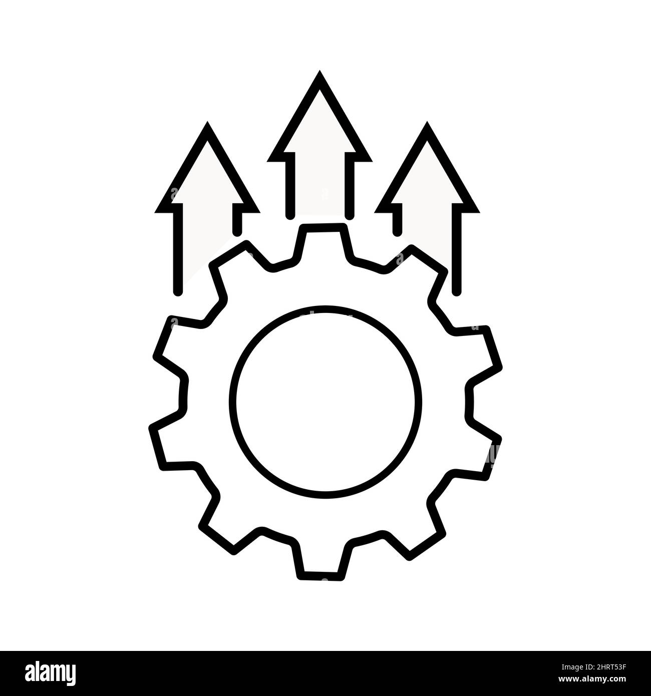 Icône vectorielle abstraite sur le blanc, Illustration isolée pour la conception graphique et web.Symbole plat simple. Illustration de Vecteur