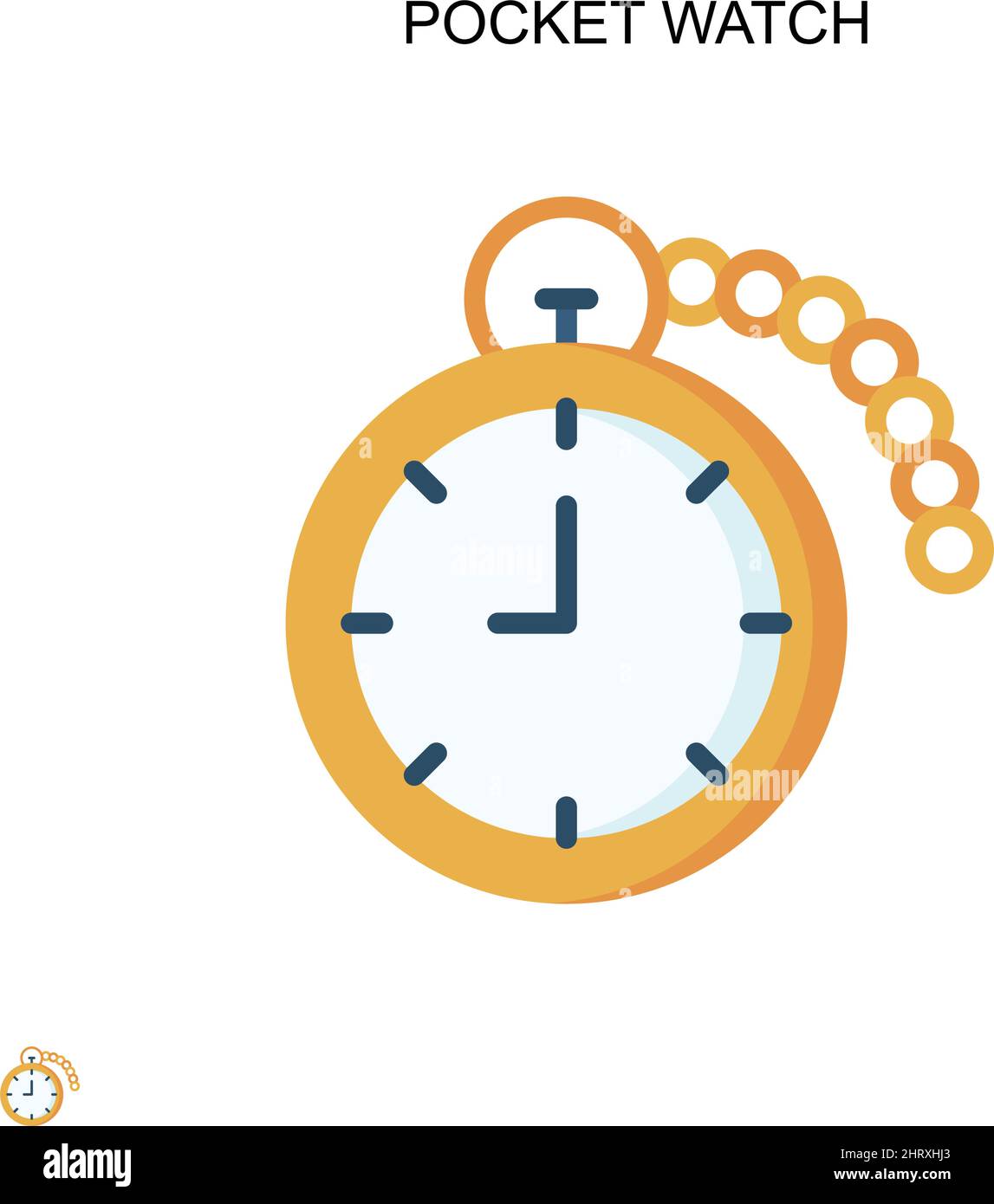 Dessin Montre A Gousset Cassé Gousset montre Banque d'images vectorielles - Alamy