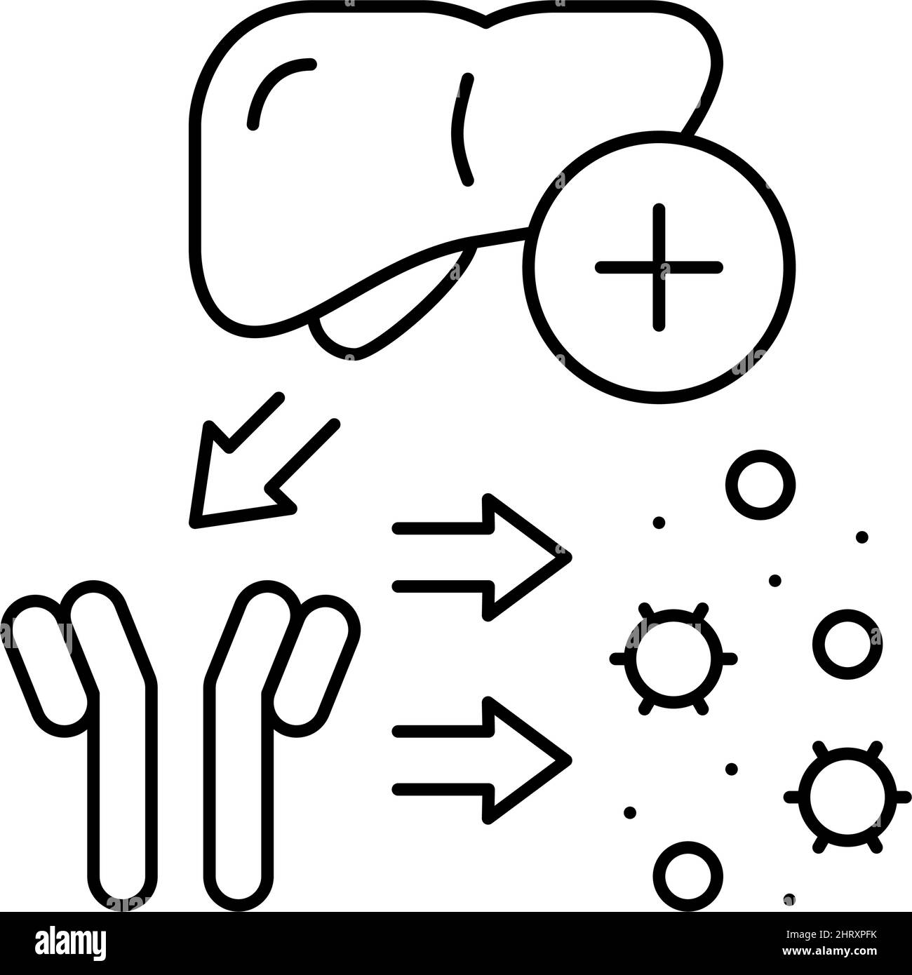 illustration vectorielle de l'icône de ligne de système complémentaire Illustration de Vecteur