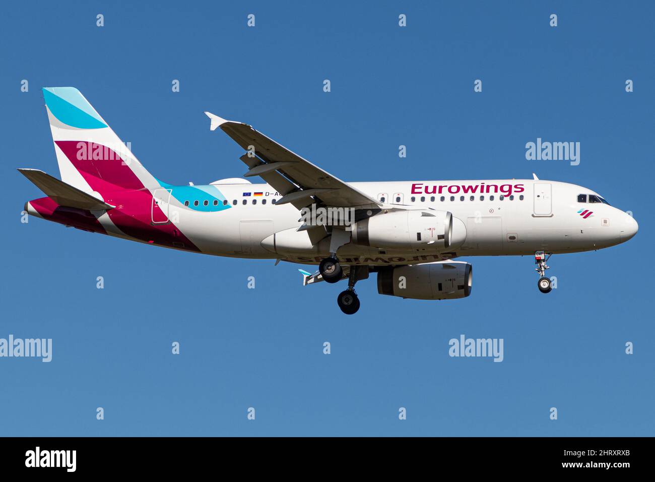 Eurowings Airbus A319-132 D-AGWF Banque D'Images
