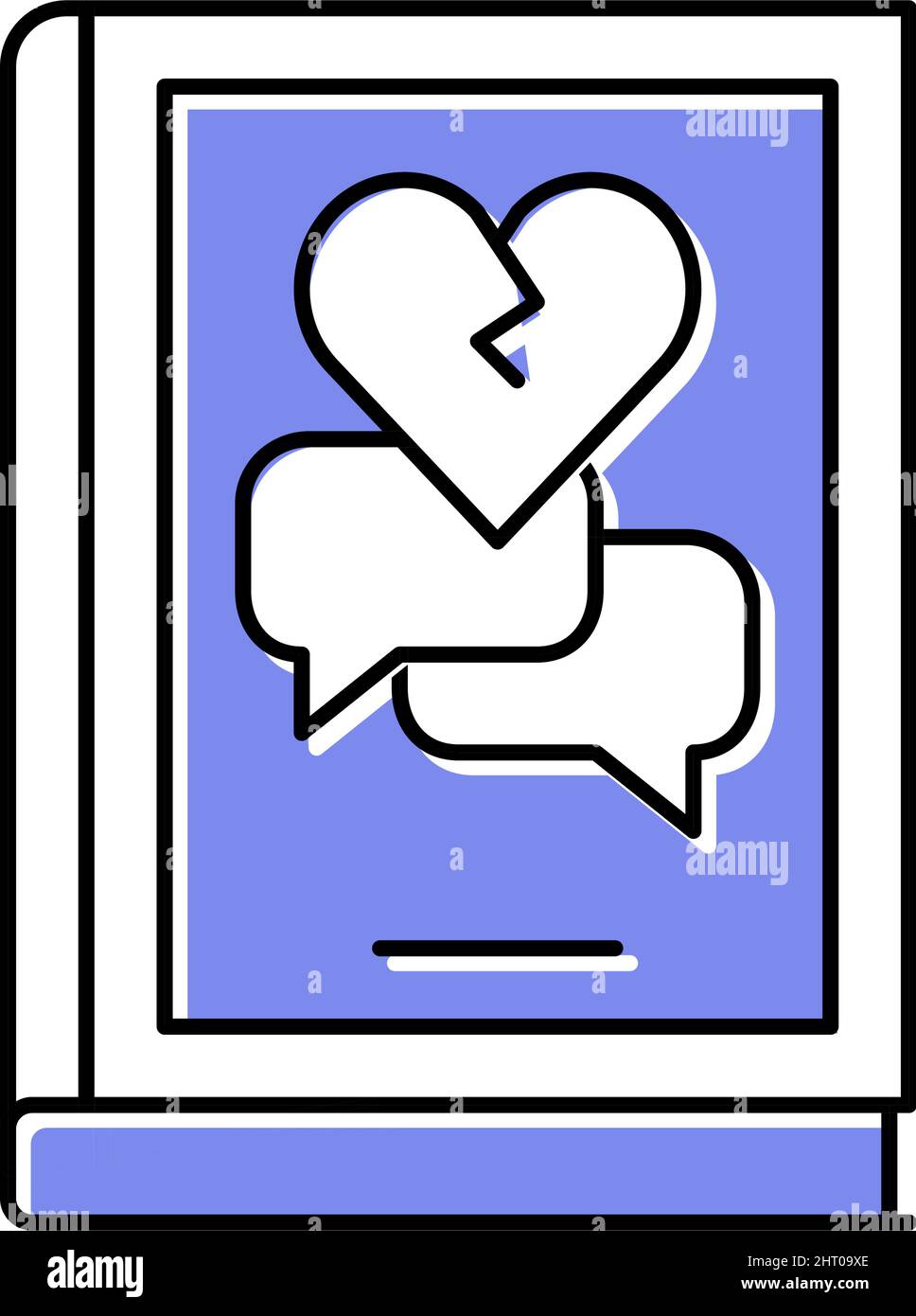 illustration vectorielle d'icône de couleur de genre dramatique Illustration de Vecteur