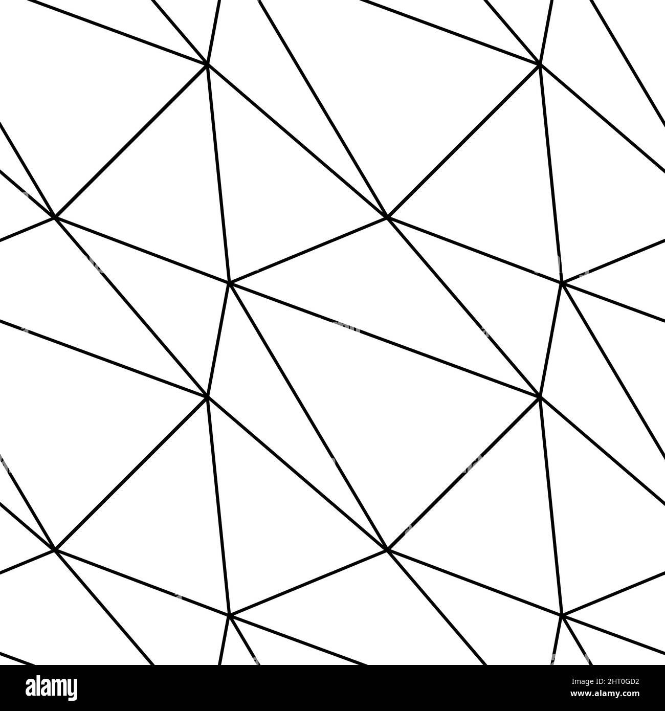 mosaïque triangulaire de lignes fines sans couture motif, arrière-plan pour le papier d'emballage textile. Illustration de Vecteur