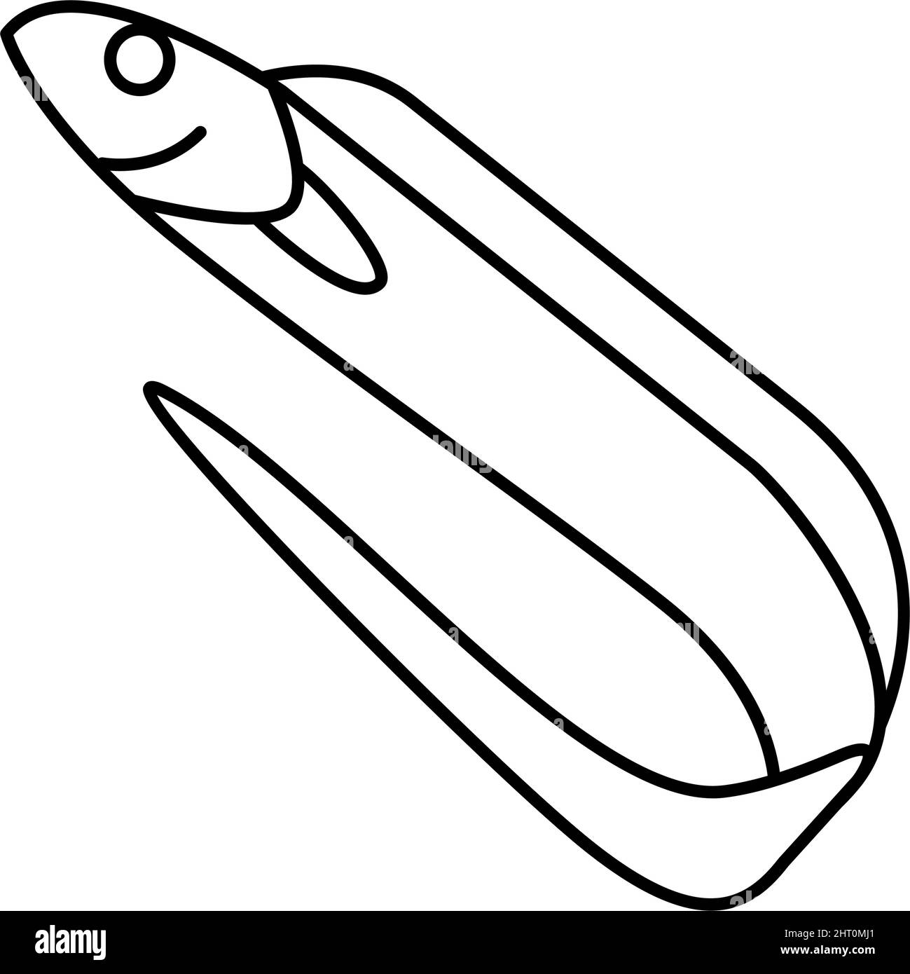 illustration vectorielle de l'icône représentant une grande ligne de queue de cheval Illustration de Vecteur