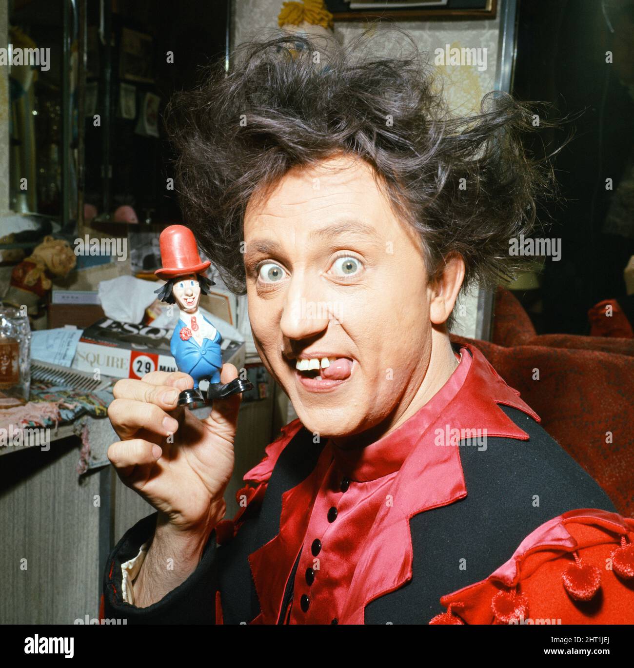 Le comédien Ken Dodd. 16th février 1966. Banque D'Images