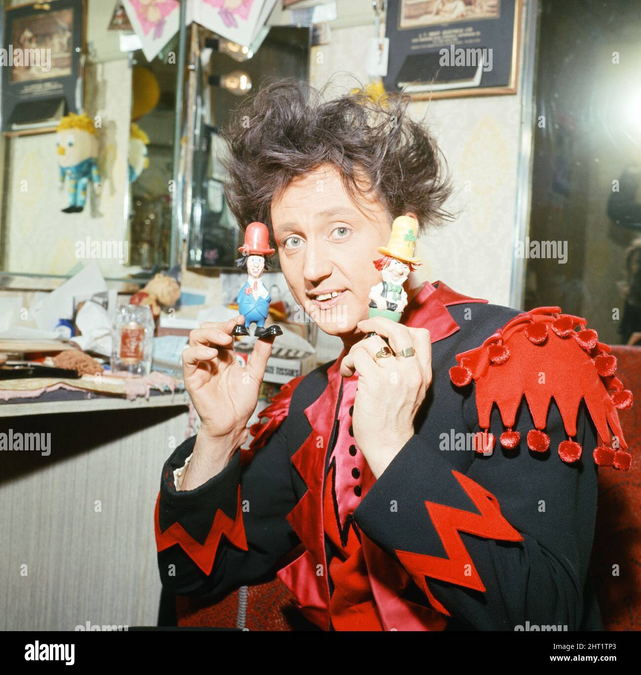 Le comédien Ken Dodd. 16th février 1966. Banque D'Images