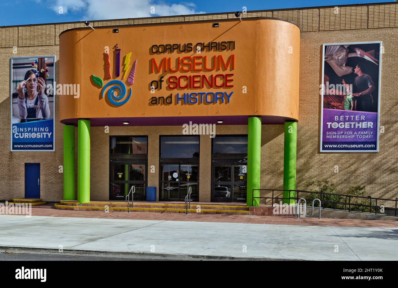 Musée des sciences et de l'histoire de Corpus Christi, Corpus Christi, Texas. Banque D'Images