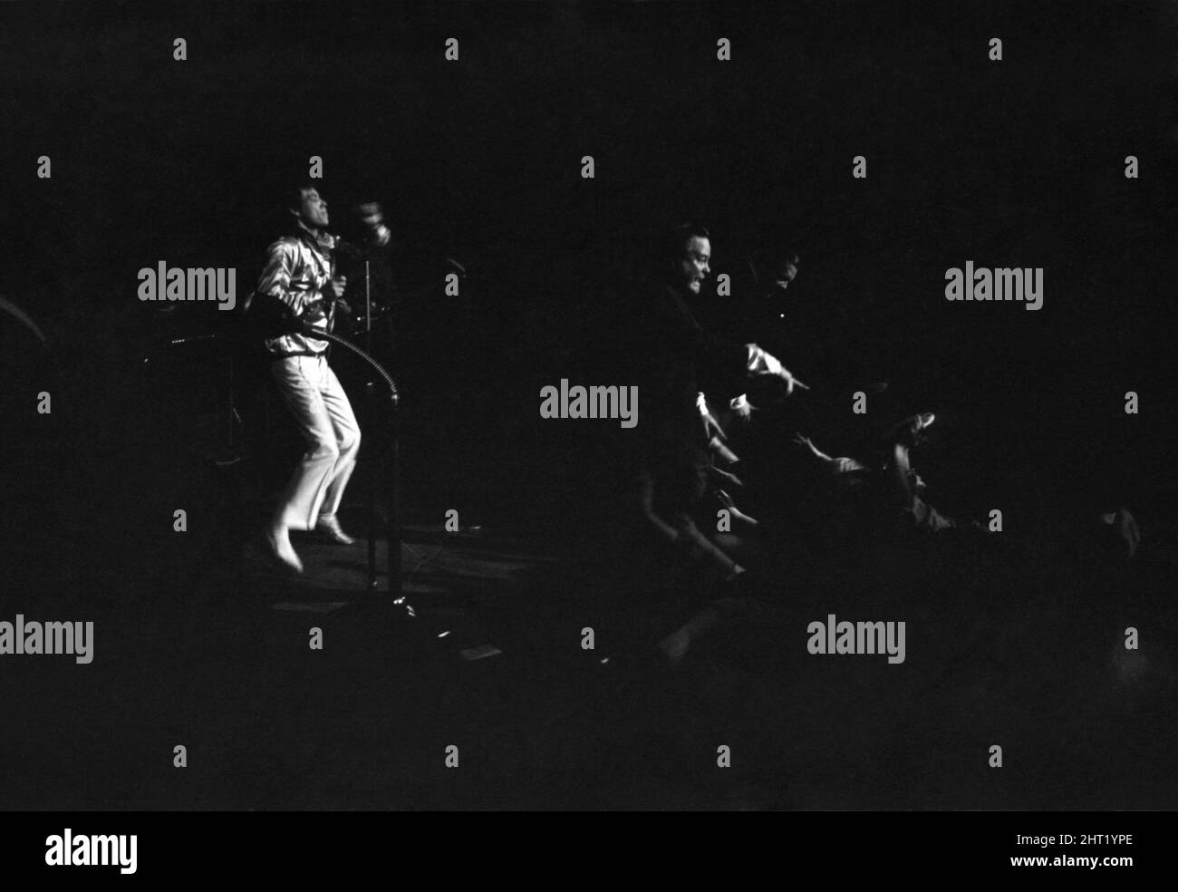 Rolling Stones à l'Apollo Theatre Manchester. 28 septembre 1966 lors de leur tournée avec Ike & Tina Turner Banque D'Images