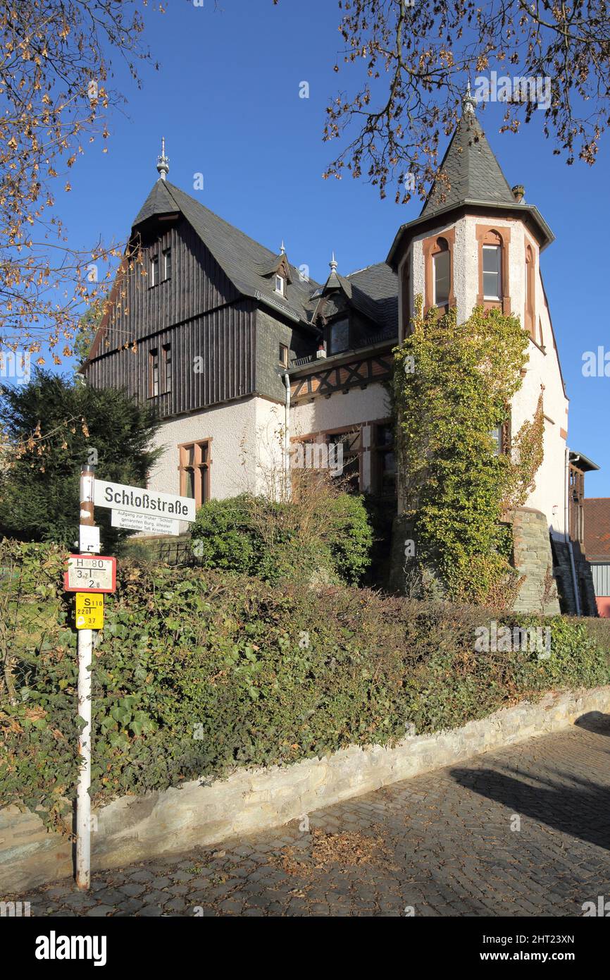 Villa Passavanten Schlösschen, Kronberg im Taunus, Hesse, Allemagne Banque D'Images