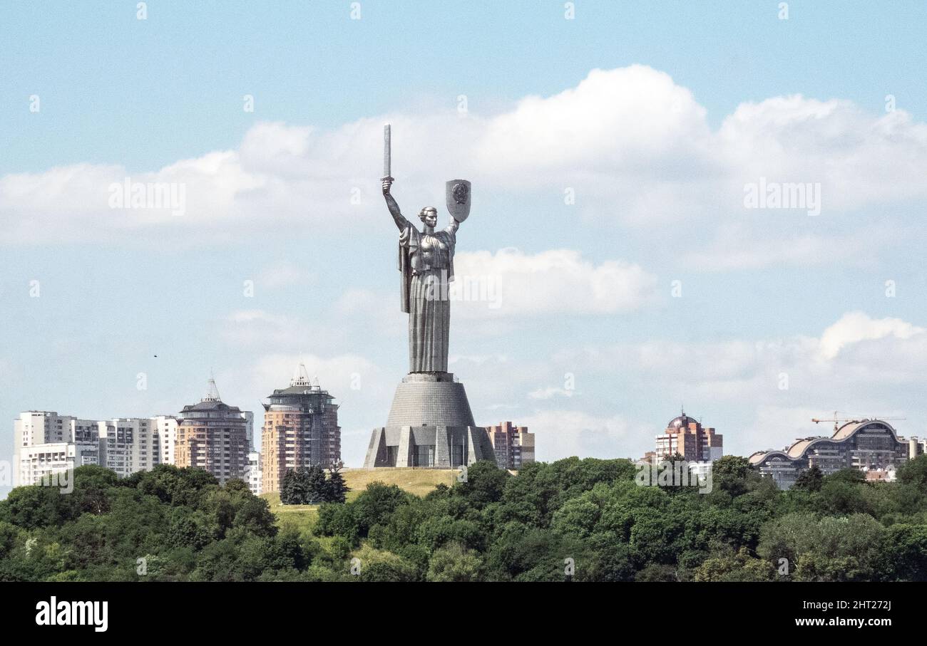 Statue de la mère patrie (Rodina Mat), Kiev, Ukraine, photo Bo Arrhed Photo Stock Alamy