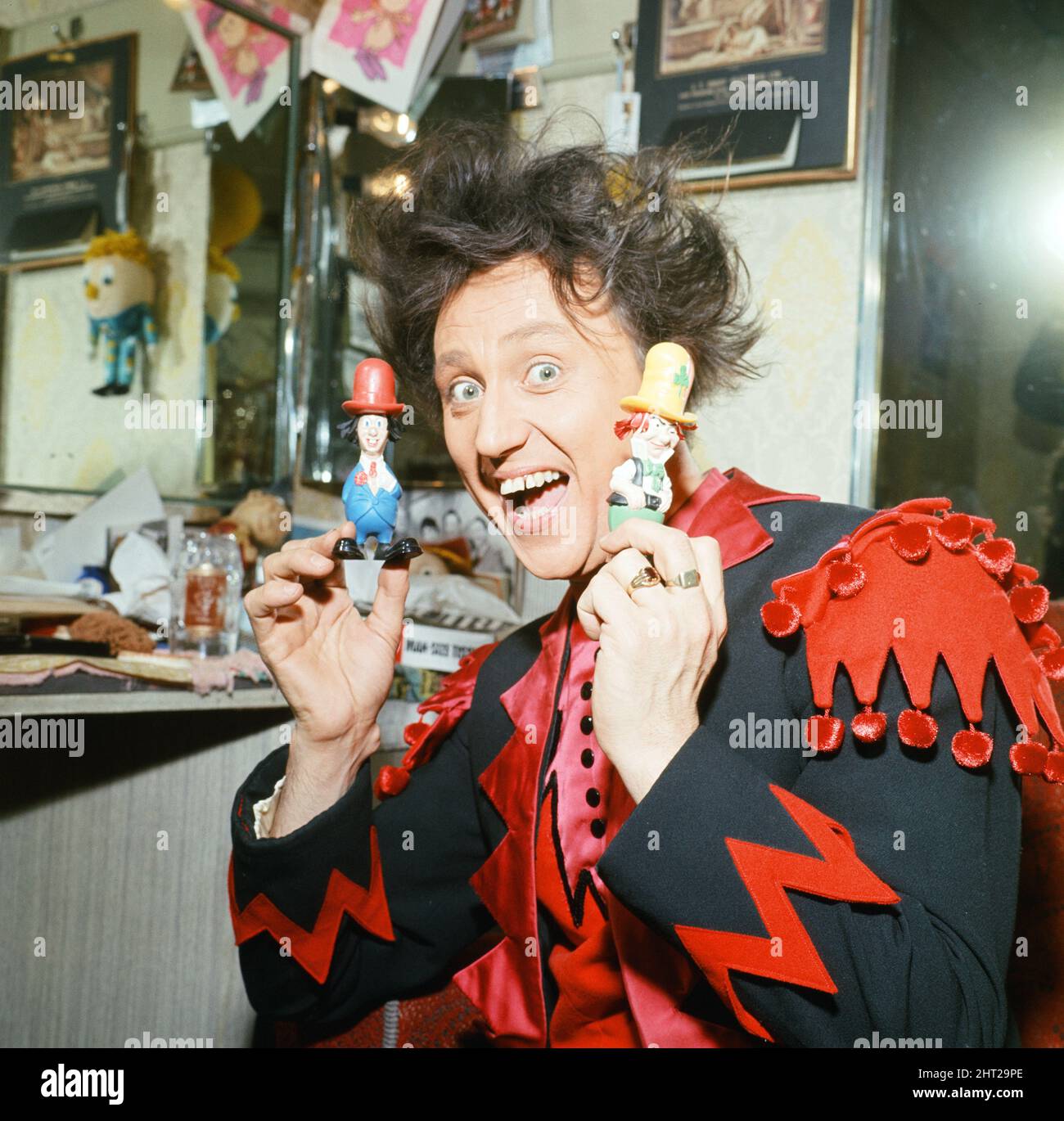 Le comédien Ken Dodd. 16th février 1966. Banque D'Images