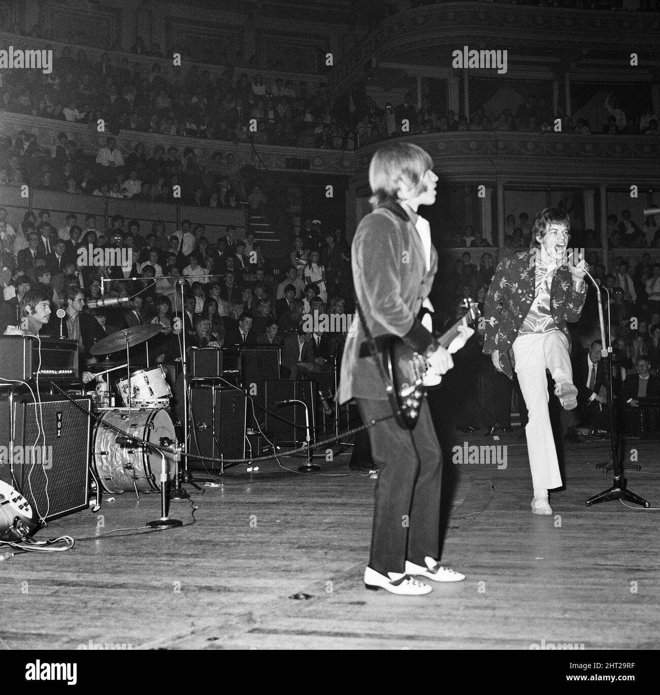 Rolling Stones en concert au Royal Albert Hall.23rd septembre 1966 Banque D'Images
