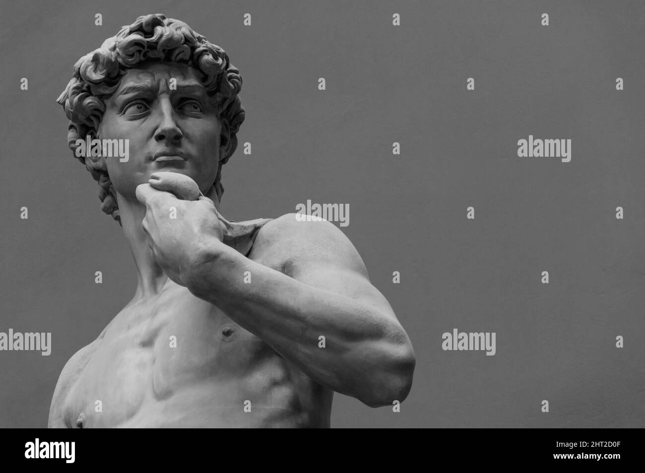 Statue de David, Michel-Ange Banque D'Images