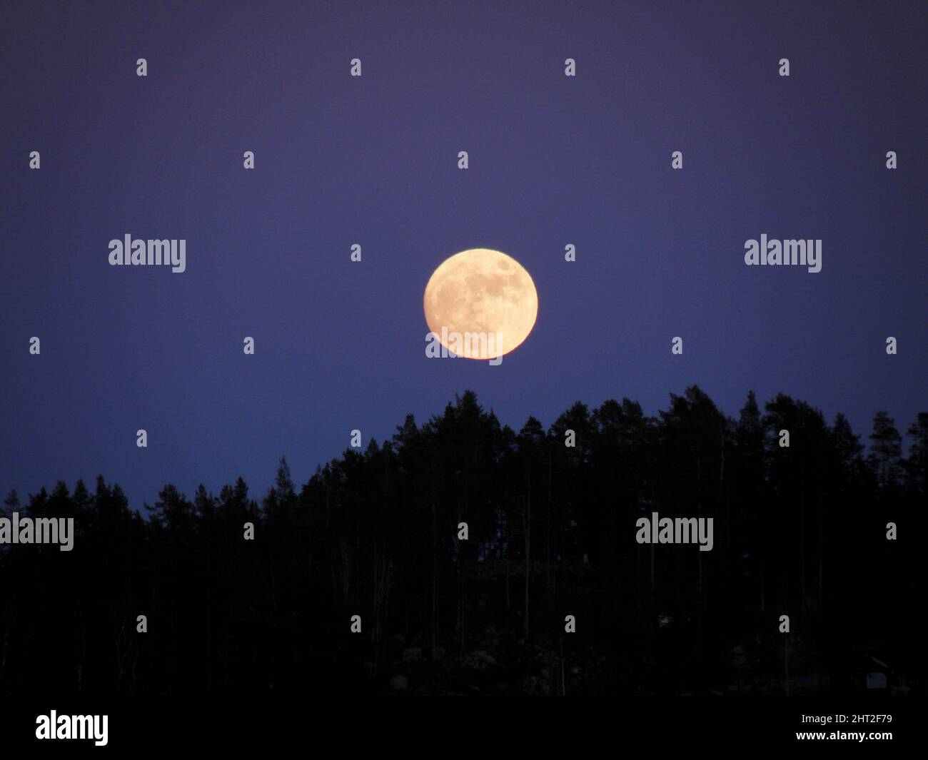 Pleine lune Banque D'Images