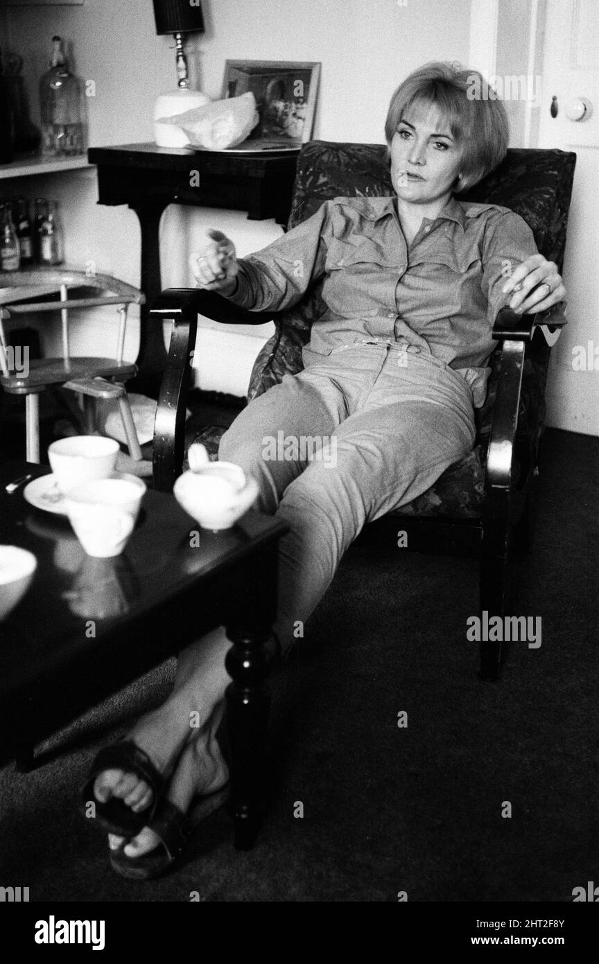 Actrice Sheila Hancock. 14th mars 1965. Banque D'Images