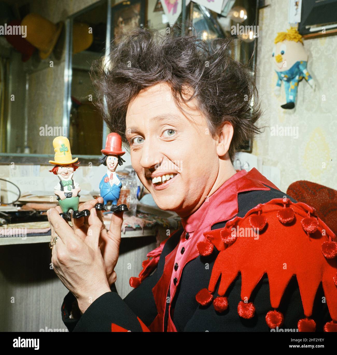 Le comédien Ken Dodd. 16th février 1966. Banque D'Images