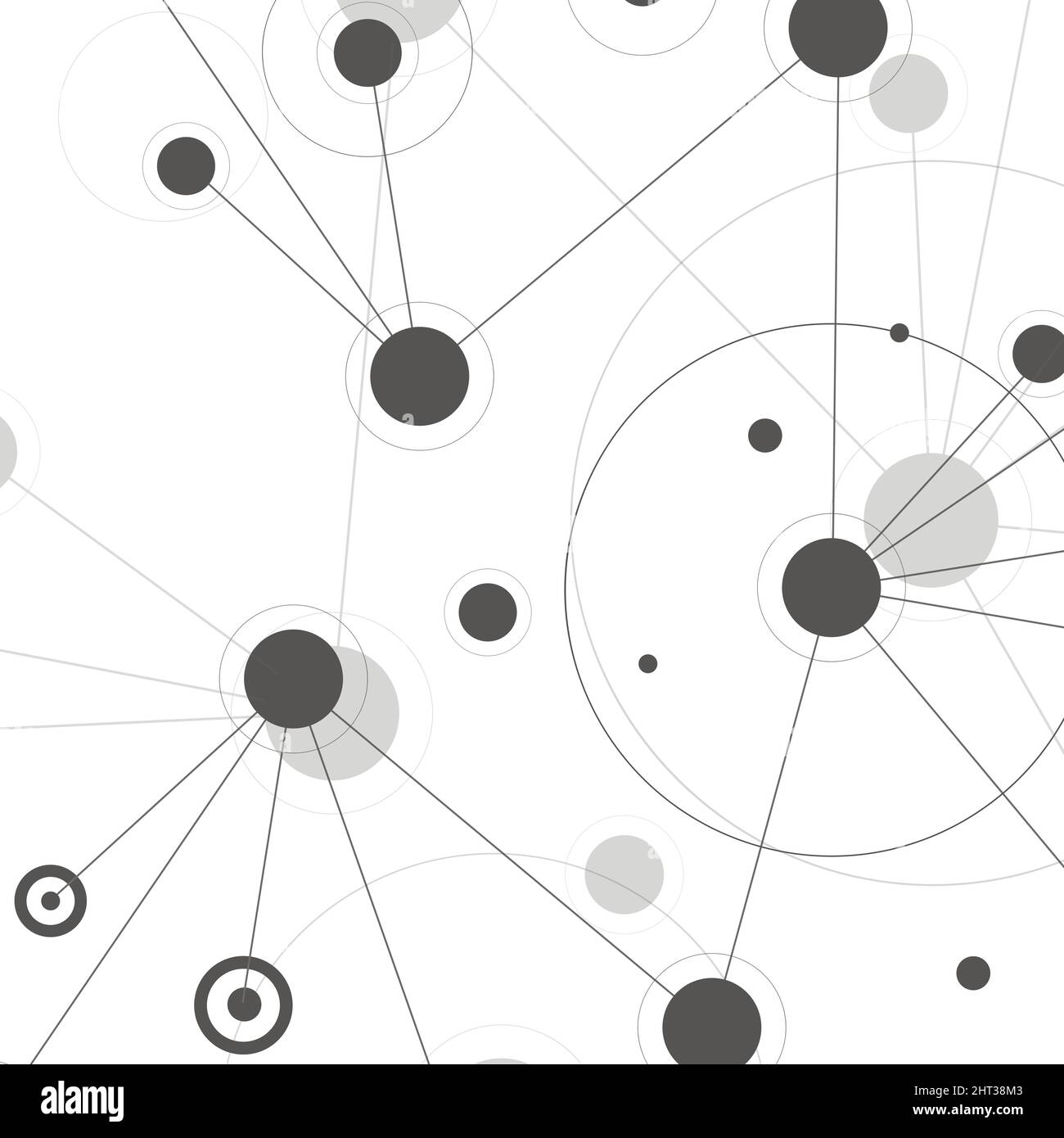 Arrière-plan de la conception du réseau et de la connexion Illustration de Vecteur