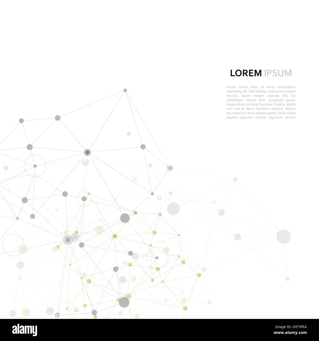 Conception vectorielle moderne avec éléments de liaisons moléculaires Illustration de Vecteur
