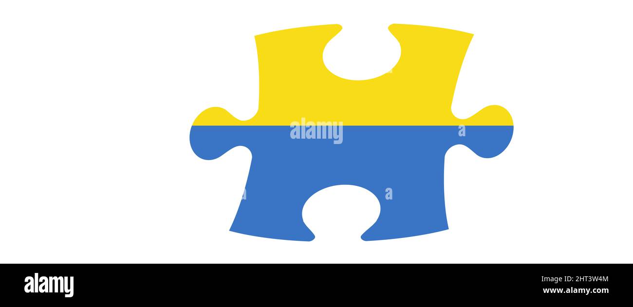 Ukraine puzzle Banque D'Images