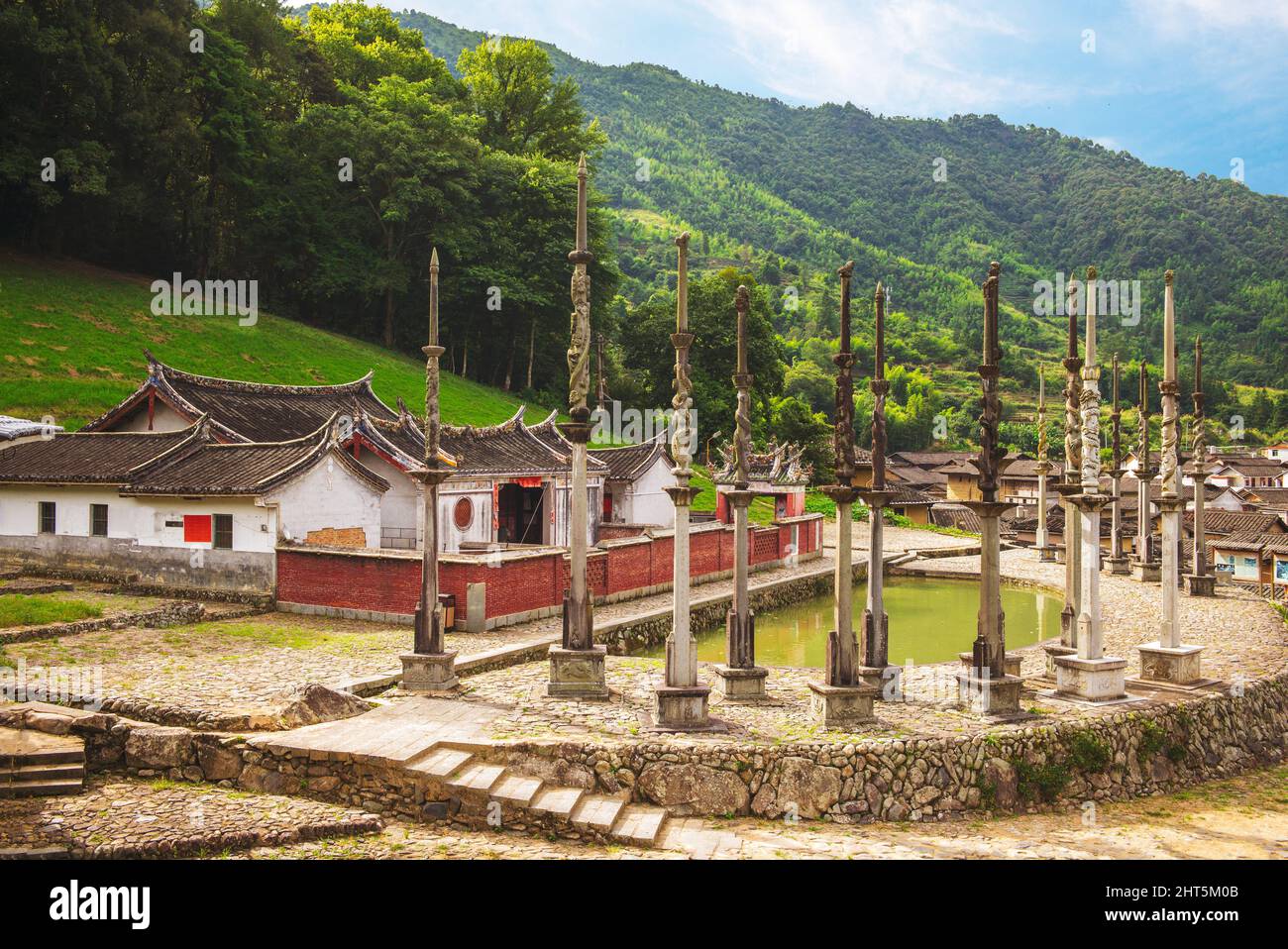 hakka Taxia Village situé dans le comté de nanjing, Fujian, Chine Banque D'Images
