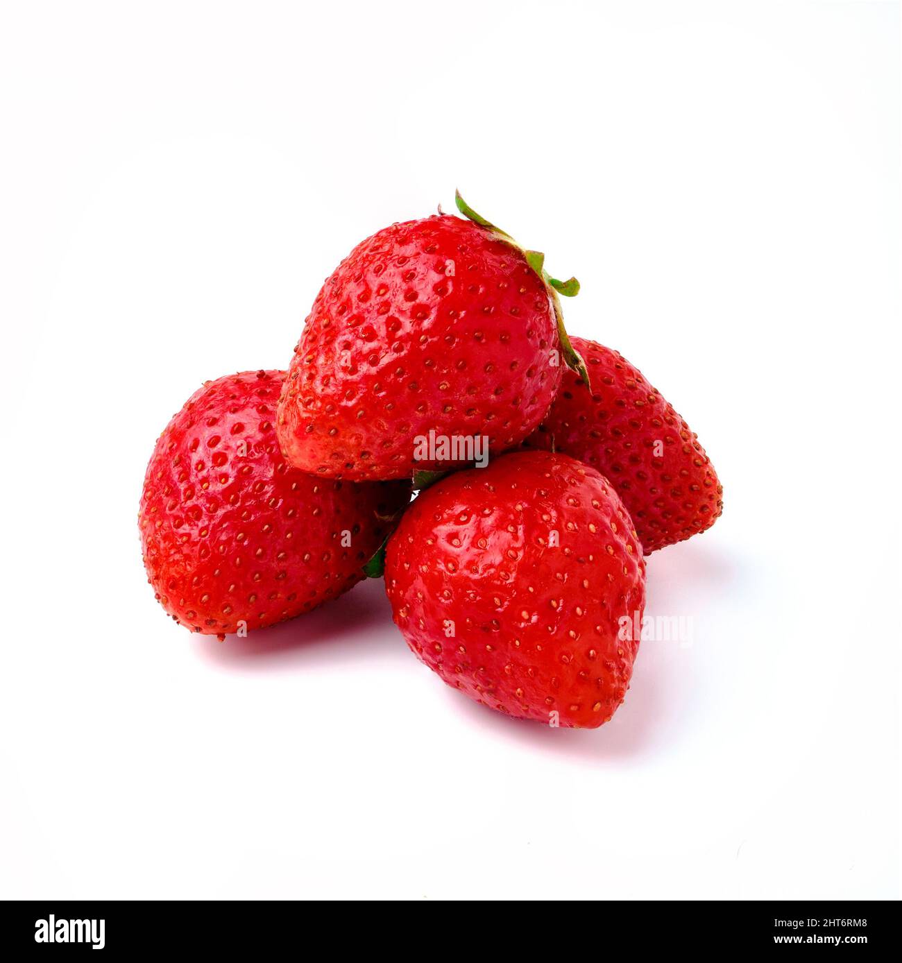Les fraises isolated on white Banque D'Images