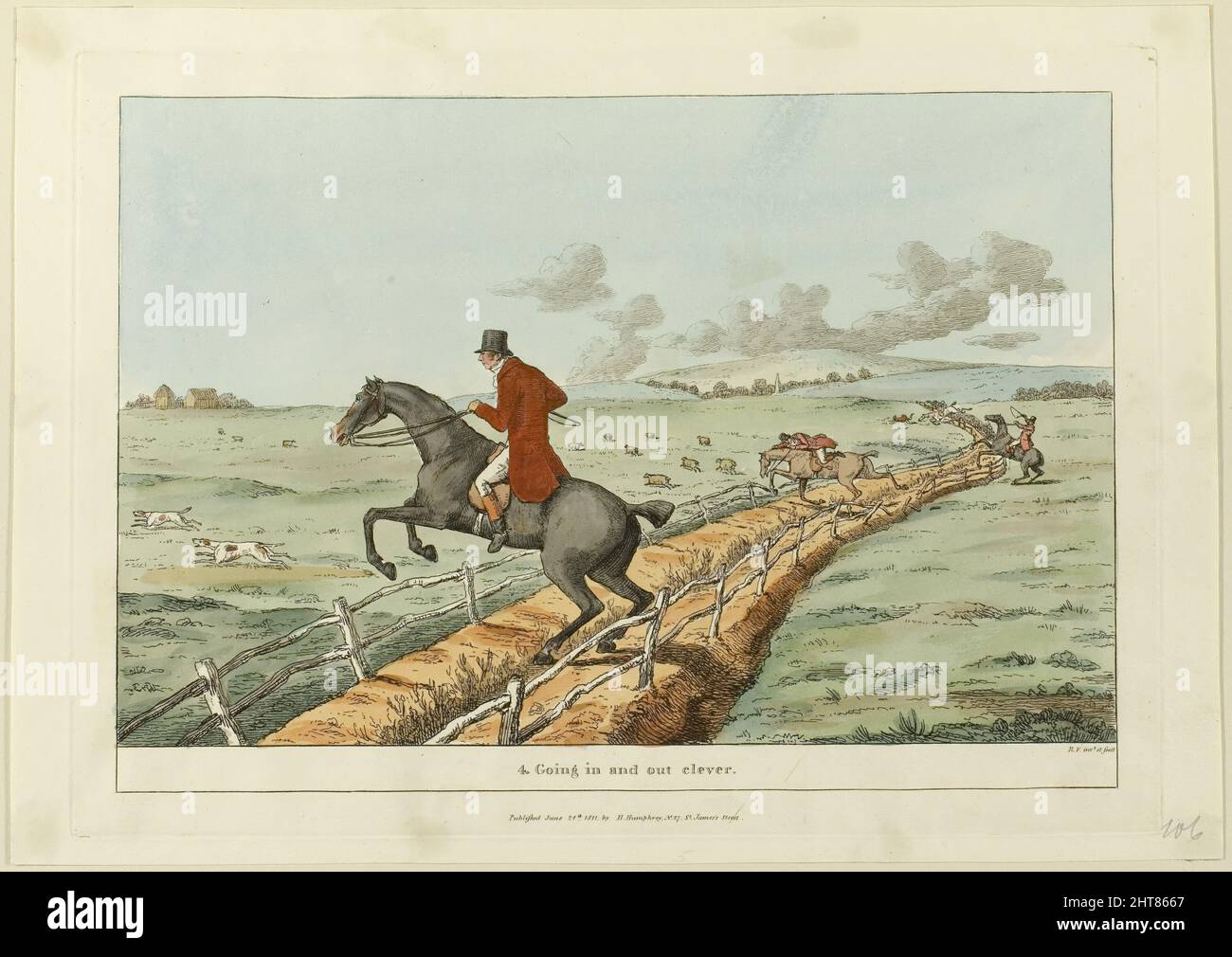Entrée et sortie intelligente, plaque quatre de Insidspensable Réalisations, publié le 24 juin 1811. Banque D'Images Entrée et sortie intelligente, plaque quatre de Insidspensable Réalisations, publié le 24 juin 1811. Banque D'Images
