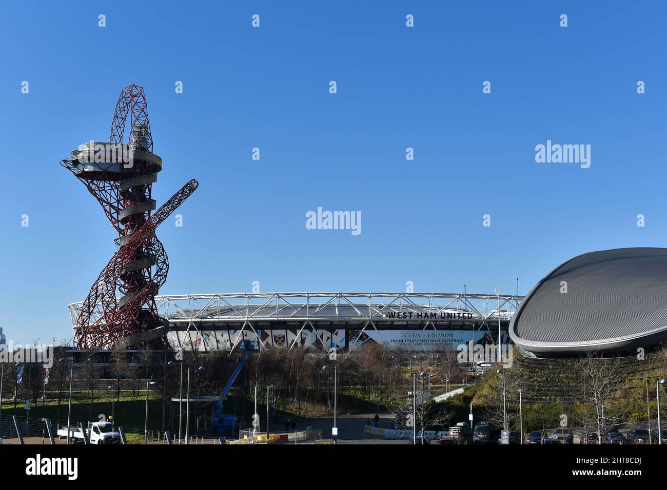 LONDRES, ROYAUME-UNI. FÉV 27th vue générale du stade pendant le match de la Premier League entre West Ham United et Wolverhampton Wanderers au London Stadium, Stratford, le dimanche 2022 février. (Credit: Ivan Yordanov | MI News) Credit: MI News & Sport /Alay Live News Banque D'Images