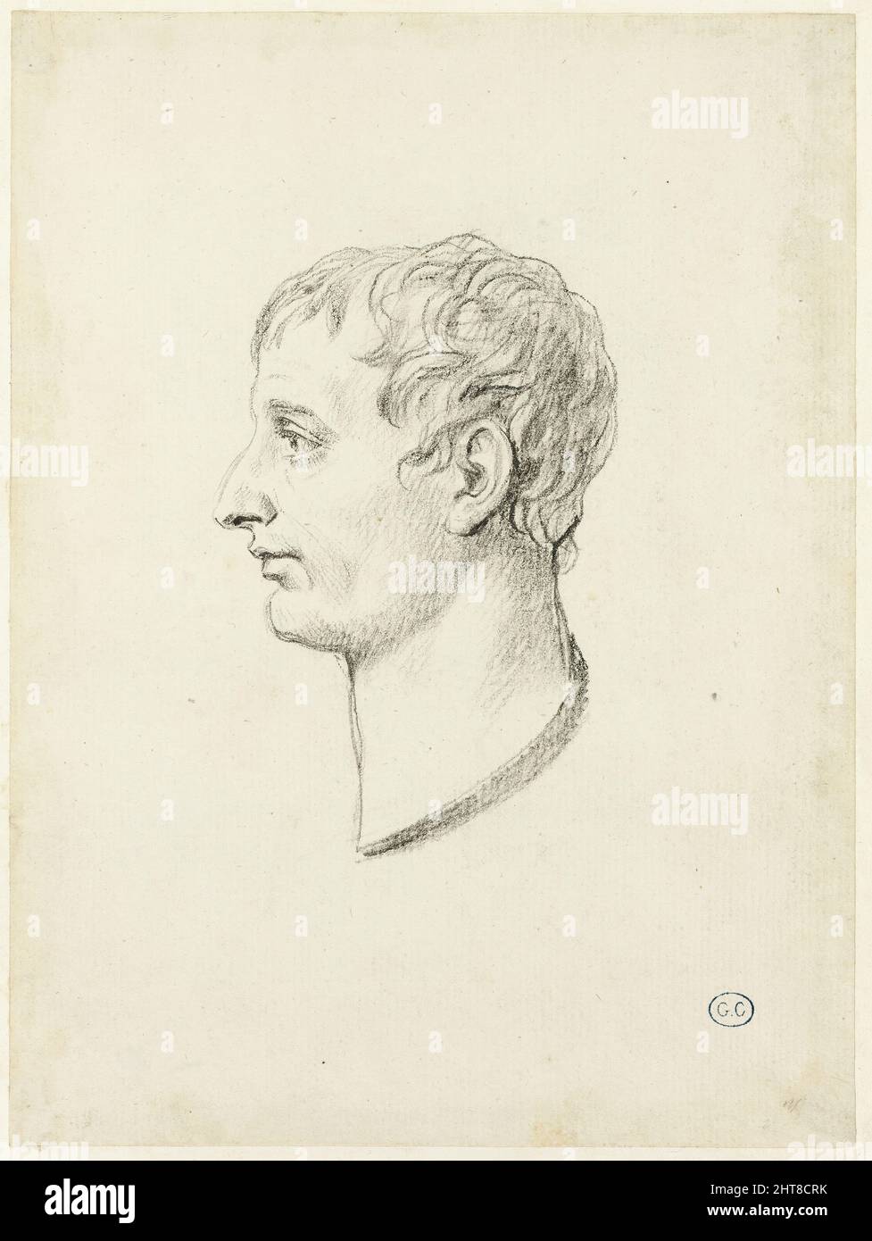 Profil de Napoléon, c. 1810. Banque D'Images