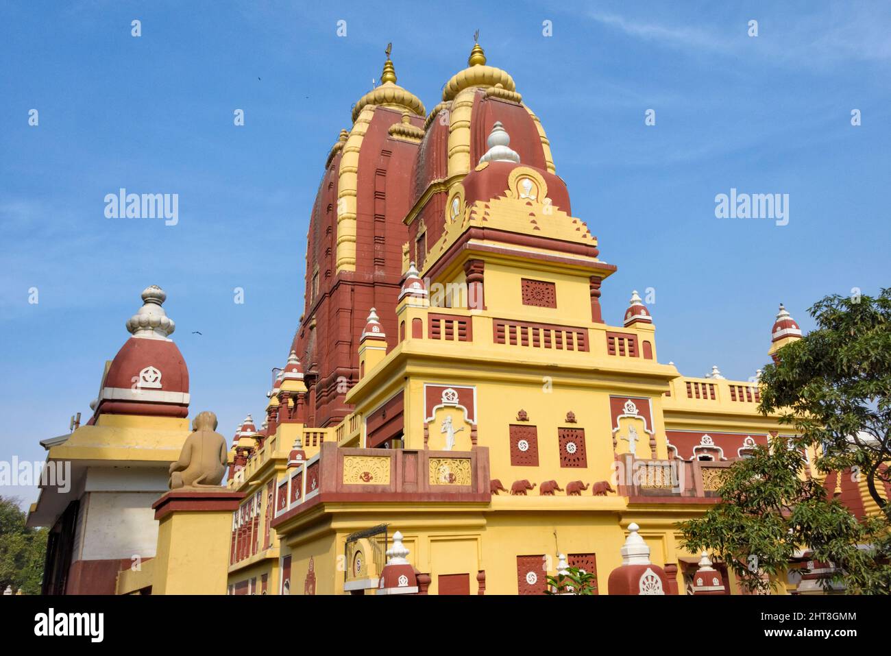Le temple de Laxminarayan, également connu sous le nom de Birla Mandir, un temple hindou à Delhi, en Inde Banque D'Images