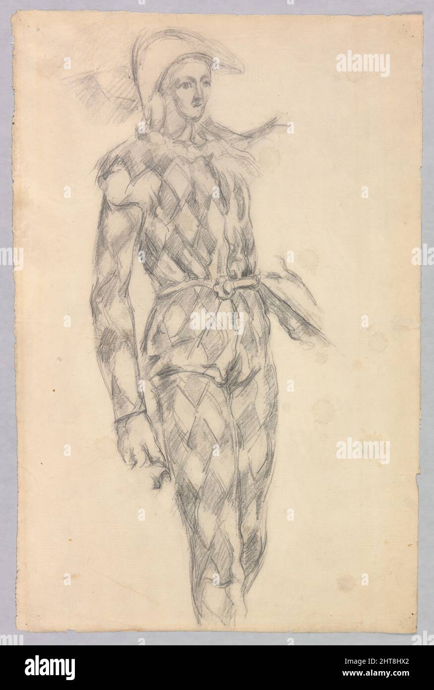 Étude d'un Arlequin, c. 1888. Banque D'Images