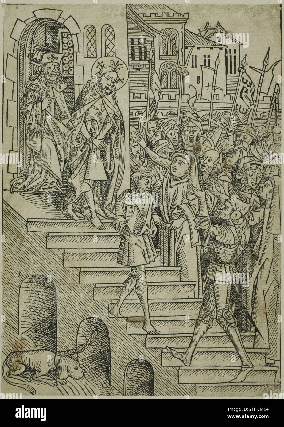 Christ a présenté au peuple, page 73 du Trésor (Schatzbehalter), 1491. Banque D'Images