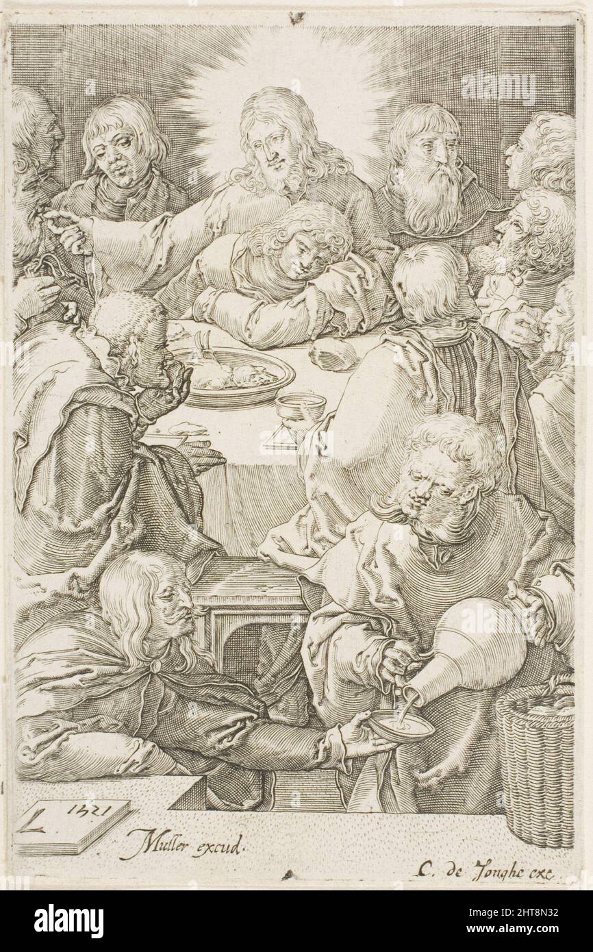 La dernière Cène, 1615/1620. Banque D'Images