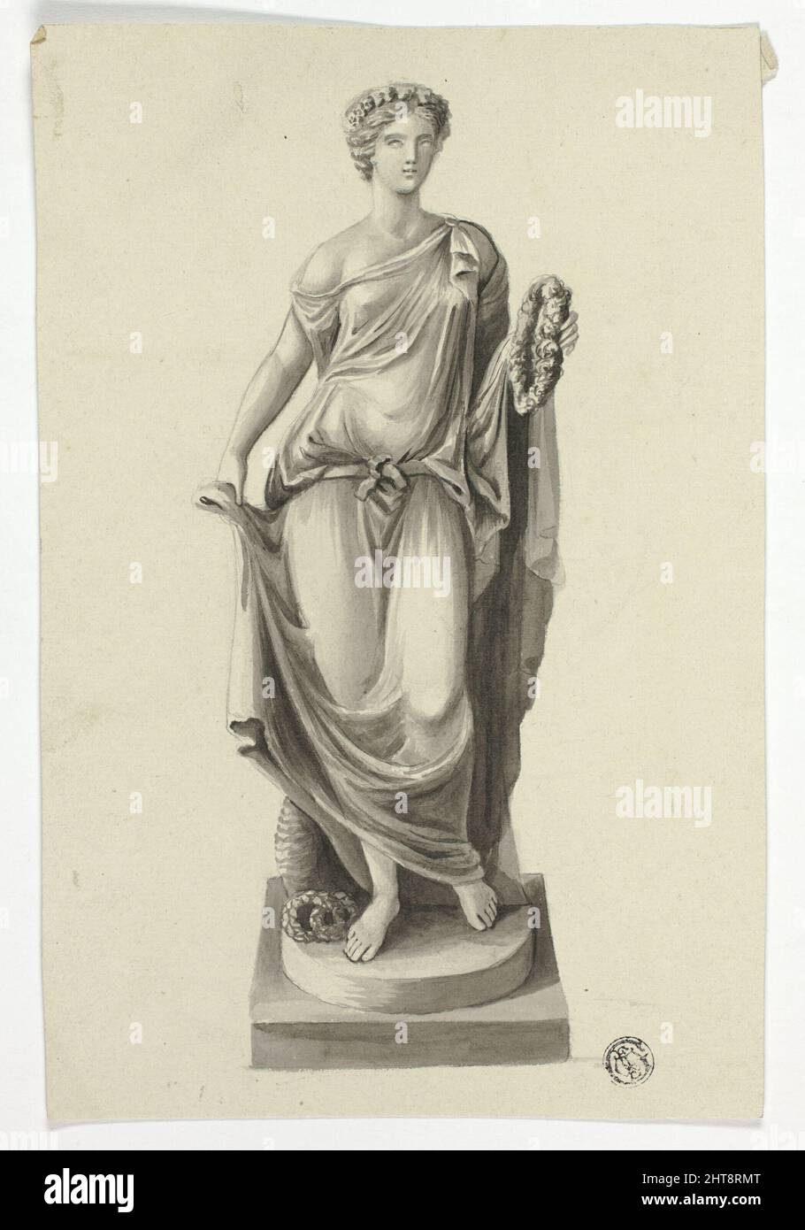 Figure allégorique après la Flora Farnese, n.d. Banque D'Images