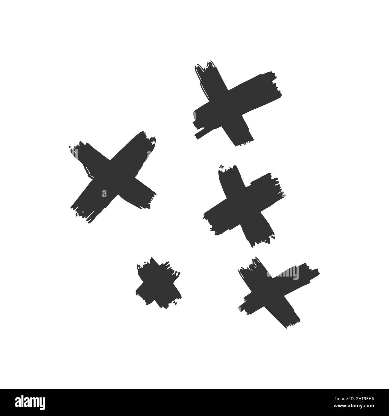 Elément de conception vectoriel isolé sur un fond blanc. Il est bien adapté comme un complément aux compositions de style Doodle. Illustration de Vecteur