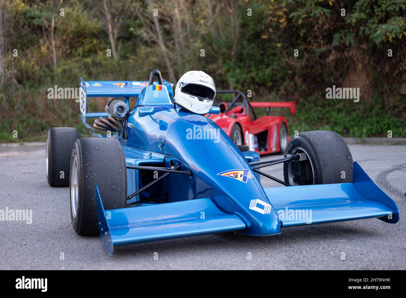 Formule Renault dans le Rally colline escalade à Sant Feliu Codines Banque D'Images