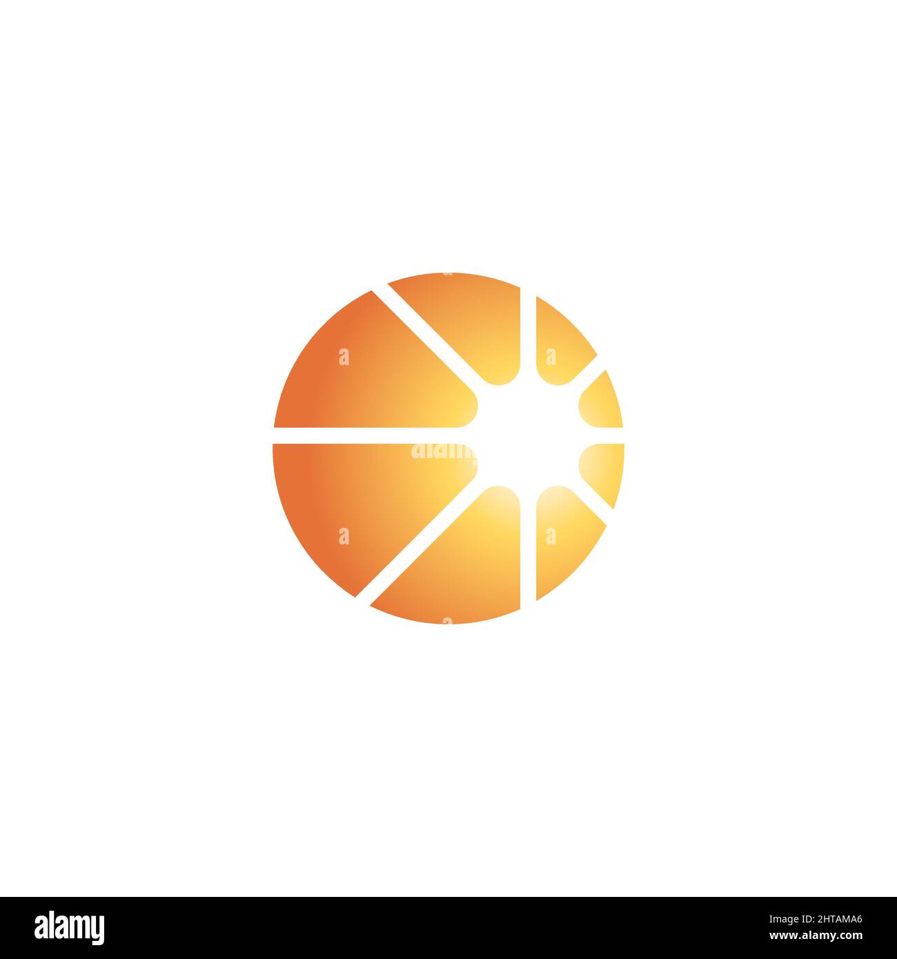 Modèle vectoriel d'inspiration avec logo Solar Sun Illustration de Vecteur