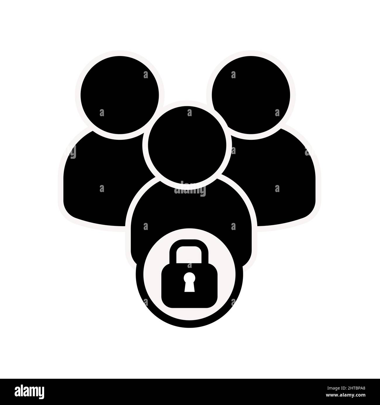 Icône vectorielle abstraite sur le blanc, Illustration isolée pour la conception graphique et web.Symbole plat simple. Illustration de Vecteur