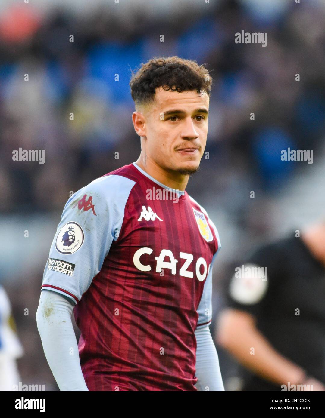 Philippe Coutinho d'Aston Villa lors du match Premier League entre Brighton et Hove Albion et Aston Villa au stade American Express, Brighton, Royaume-Uni - 26th février 2022 photo Simon Dack/Telephoto Images. - Usage éditorial seulement. Pas de merchandising. Pour les images de football, les restrictions FA et Premier League s'appliquent inc. Aucune utilisation Internet/mobile sans licence FAPL - pour plus de détails, contactez football Dataco Banque D'Images Philippe Coutinho d'Aston Villa lors du match Premier League entre Brighton et Hove Albion et Aston Villa au stade American Express, Brighton, Royaume-Uni - 26th février 2022 photo Simon Dack/Telephoto Images. - Usage éditorial seulement. Pas de merchandising. Pour les images de football, les restrictions FA et Premier League s'appliquent inc. Aucune utilisation Internet/mobile sans licence FAPL - pour plus de détails, contactez football Dataco Banque D'Images