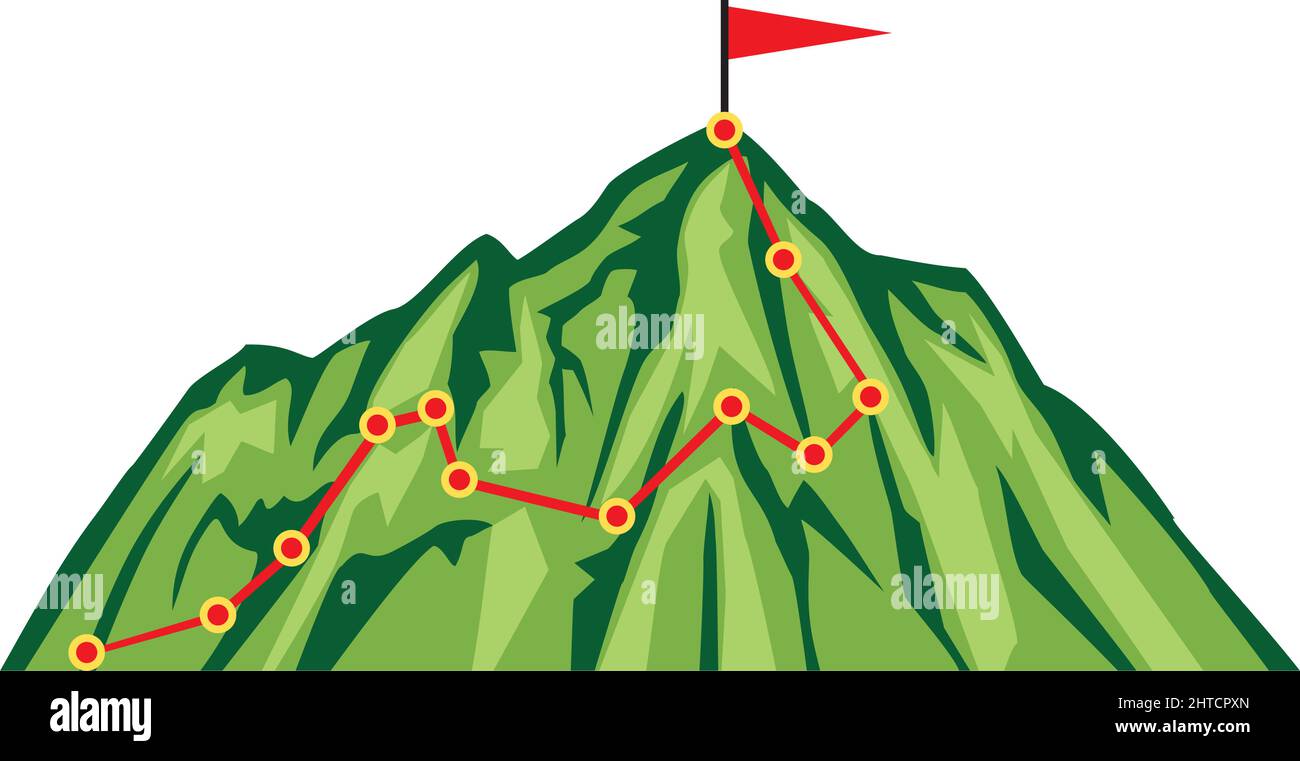 Parcours d'escalade (illustration vectorielle) Illustration de Vecteur