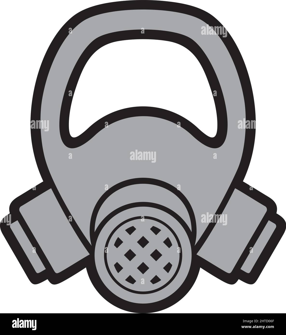 Illustration du vecteur du masque de gaz Illustration de Vecteur