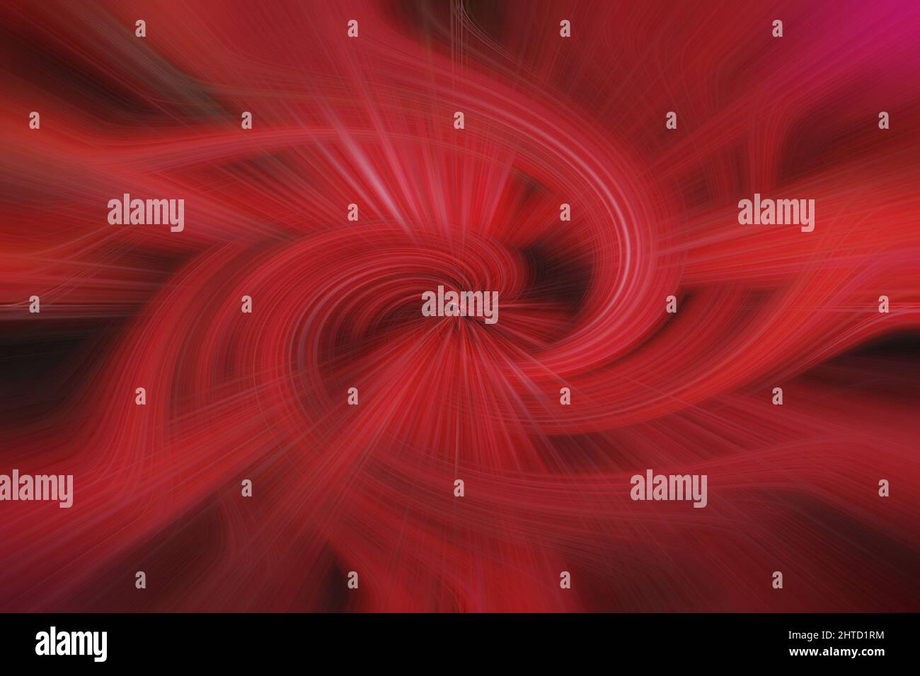 Modèle de fluide de fond abstrait psychédélique de flux moderne. Formes de liquide ondulées dans des tons rouges. Banque D'Images