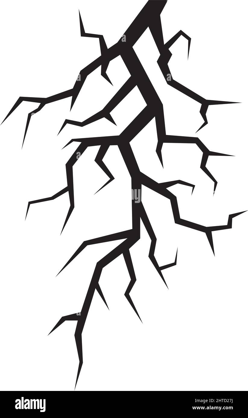 Illustration du vecteur de fissure Illustration de Vecteur