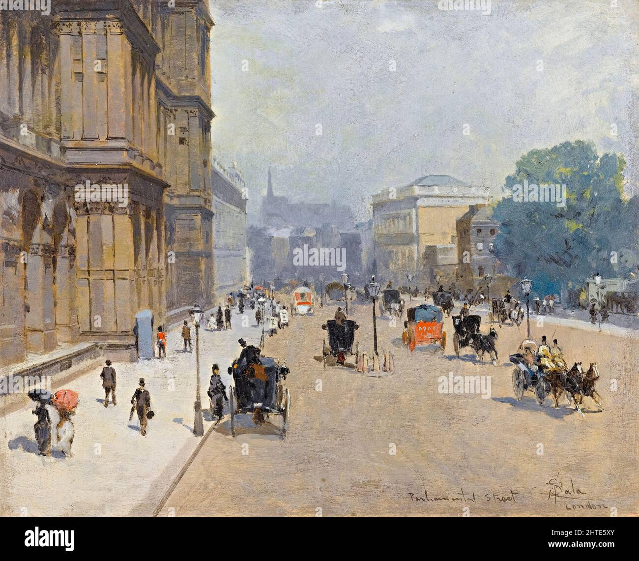 Peinture anglaise du 19ème siècle Banque