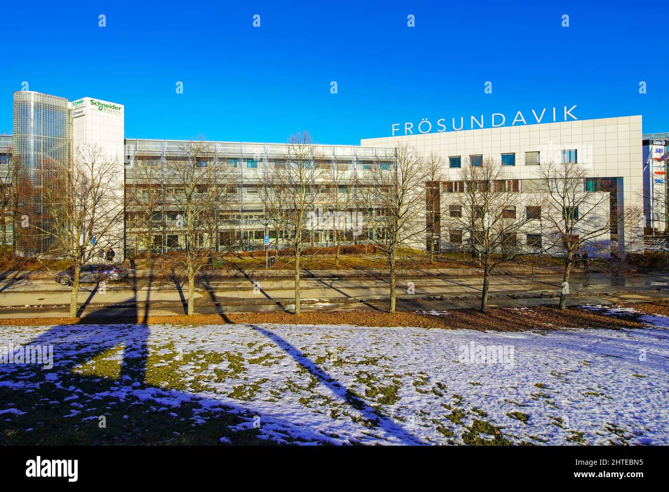 Frösundavik, siège social de Scandinavian Airlines à Solna, Suède. Banque D'Images