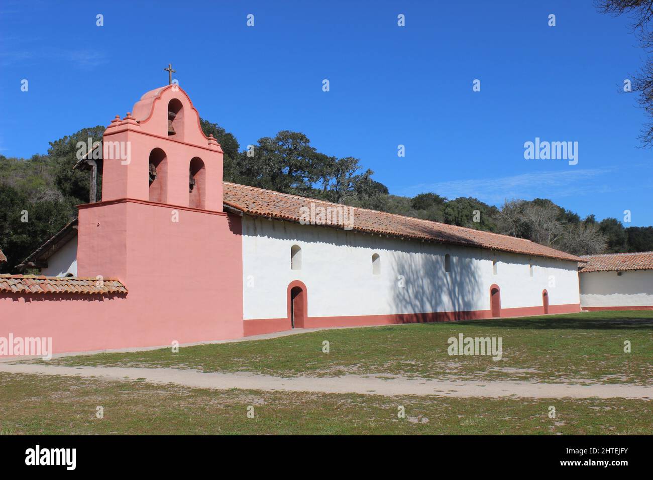 Eglise, Mission la Purisima Concepcion, Lompoc, Californie Banque D'Images