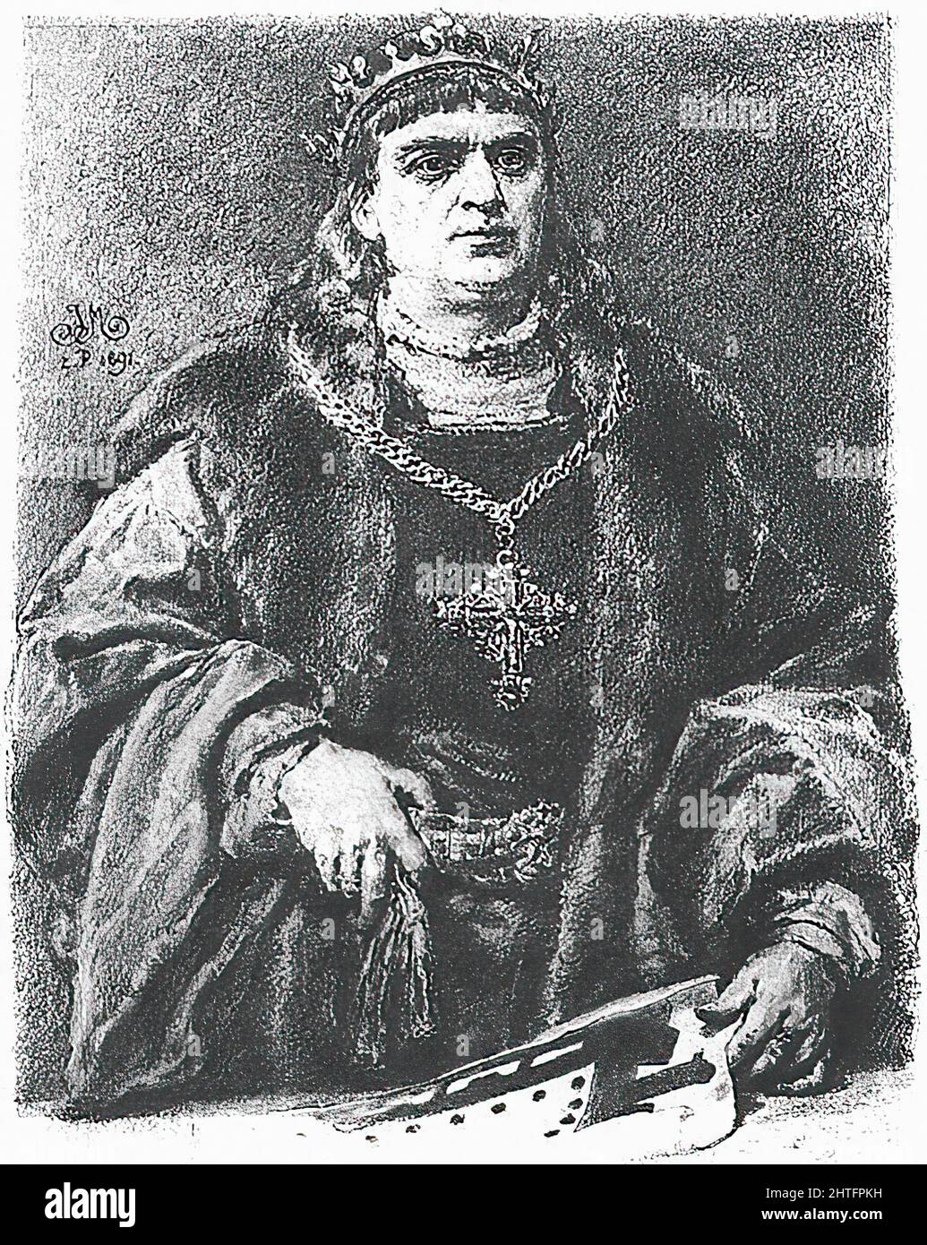 Jan Matejko - Sigismund I Old Banque D'Images