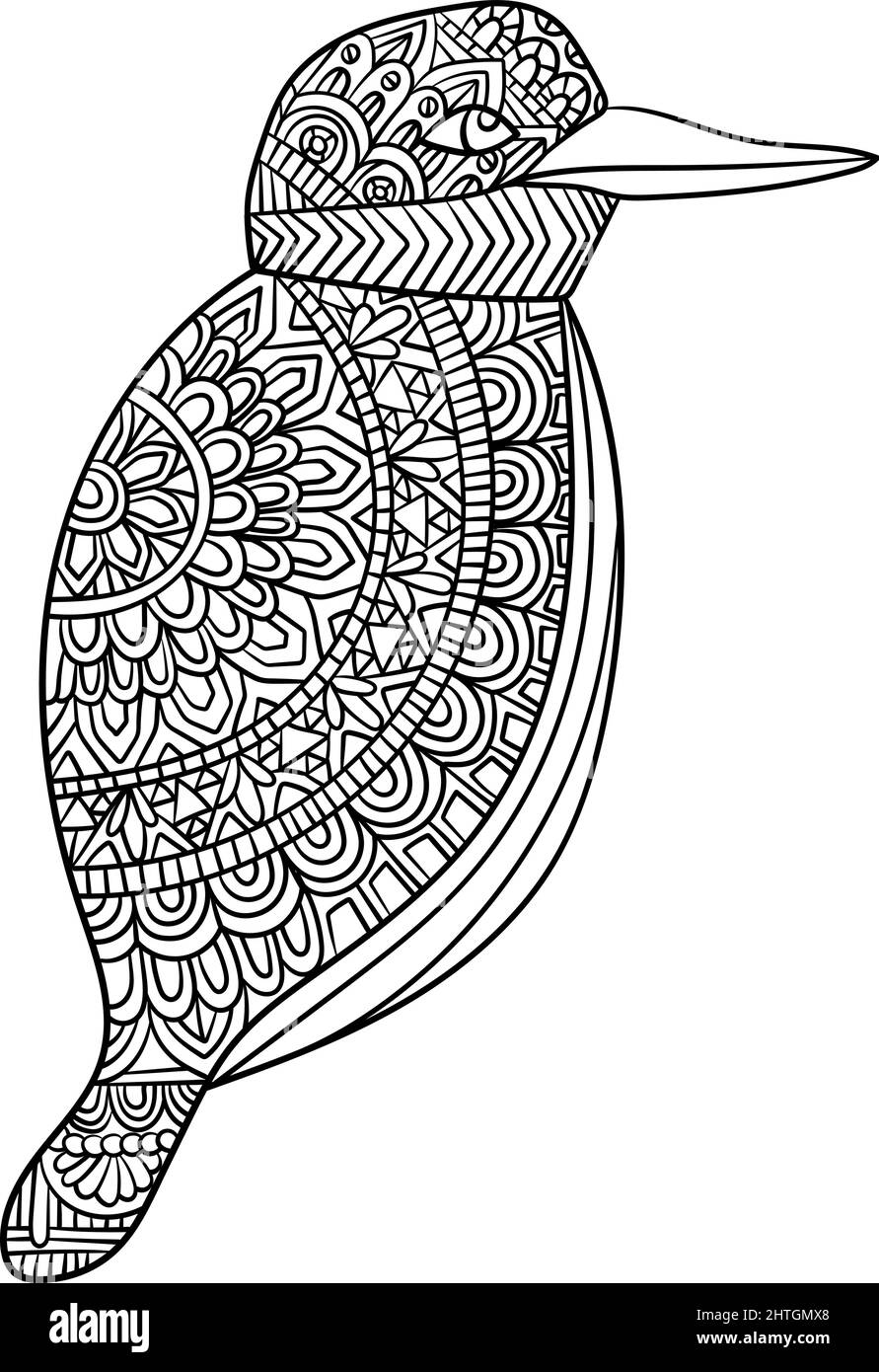 Pages de coloriage de Mandala pour les adultes Illustration de Vecteur