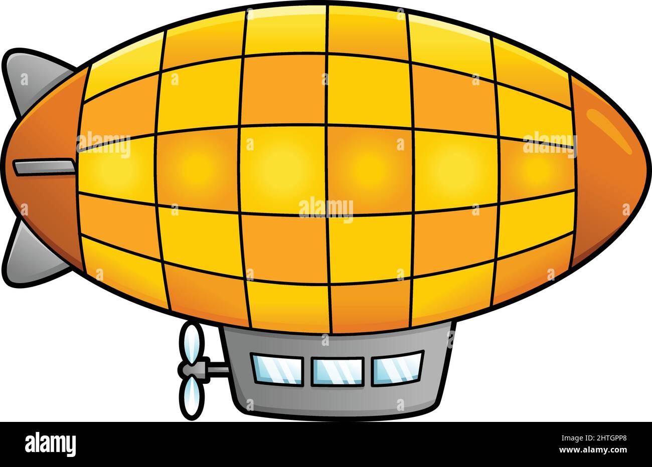 Cartoon zeppelin Banque d'images détourées - Alamy
