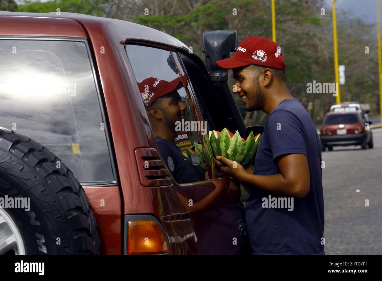 Puerto Cabello, Carabobo, Venezuela. 28th févr. 2022. 28 février 2022. HERNANDEZ VENEZUELA CARNAVALS 2022  (18) photo: Juan Carlos Hernandez (Credit image: © Juan Carlos Hernandez/ZUMA Press Wire) Banque D'Images